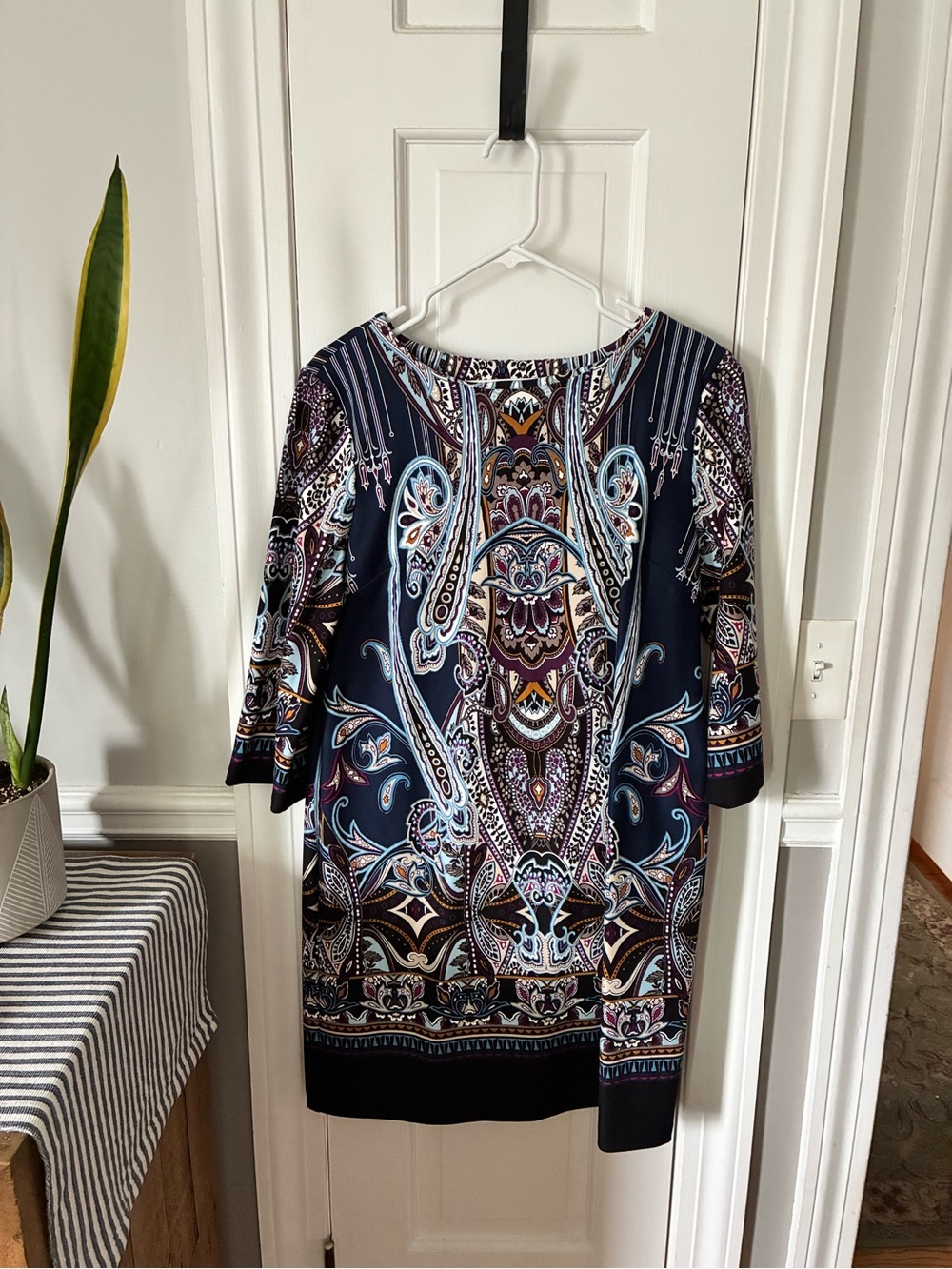 Women’s Navy Paisley Print Tunic Chicos  - Navy